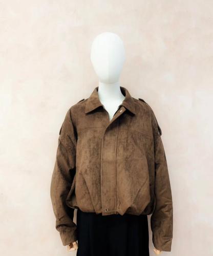 (w) Wildlederjacke SF2526 braun