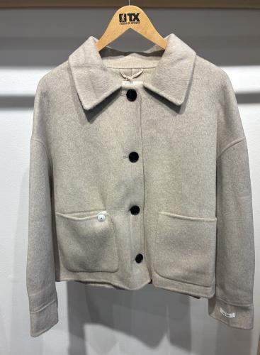 (w) Kurzmantel SY728 light khaki