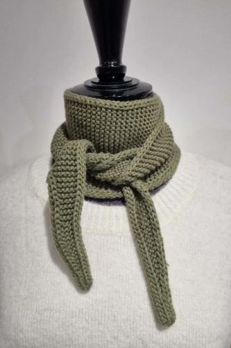 (w) Miniscarf Soffffl olive