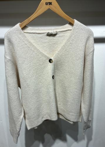 (w) Cardigan 021 creme
