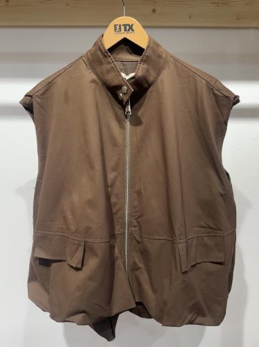 (w) Blouson Vest 085 choco