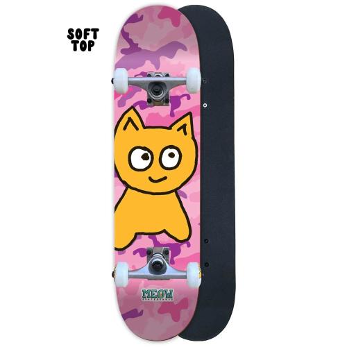 Komplettboard Meow Big Cat Soft Top pink camo 7.25