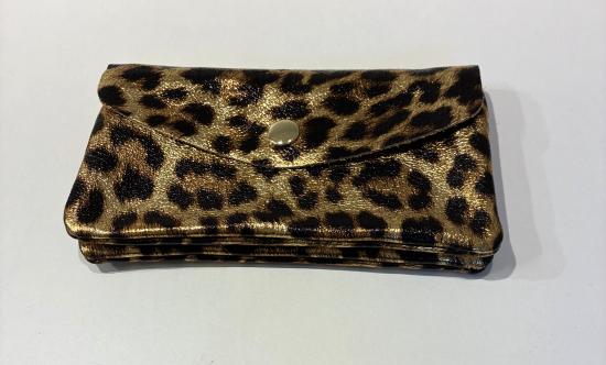 (w) Geldbeutel glitzer leo gold