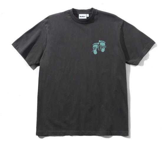 T-Shirt Butter Goods Footprints black