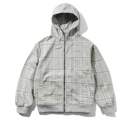 Jacke Butter Goods Hooded Work grey plaid