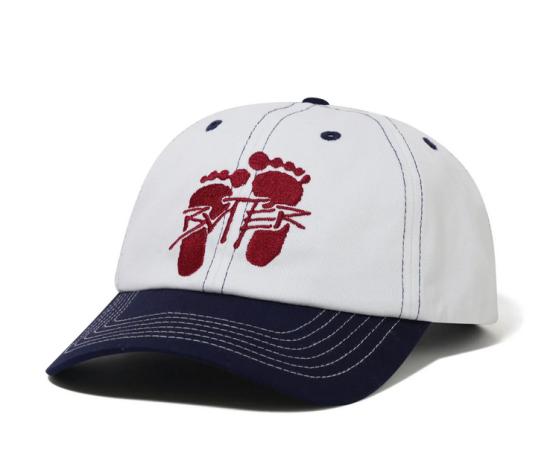 Cap Butter Goods Footprints 6 Panel white