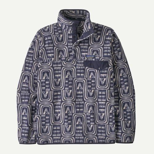 Fleece Patagonia Lightweight Synchilla Snap-T sunken blue