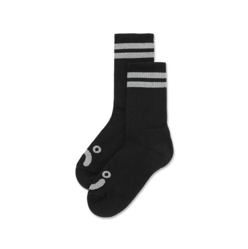 Socken Polar Skate Co. Happy Sad black/ heather grey