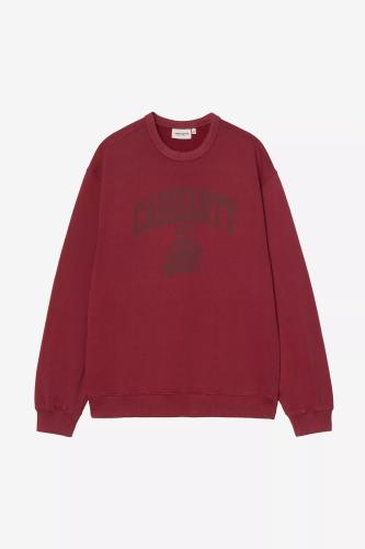 Sweatshirt Carhartt WIP Faded Pond Corps marsala