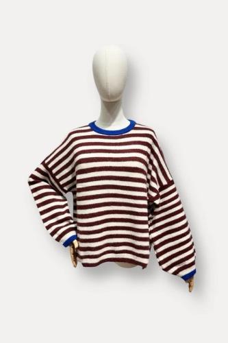 (w) Knit Sweater burgundy 
