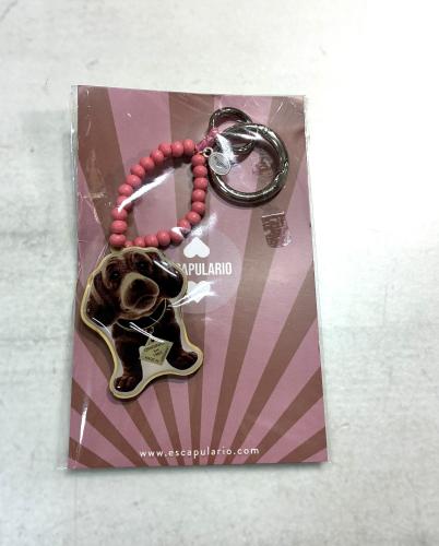 (w) Bag Charm Escapulario Dackel pink