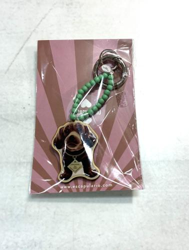 (w) Bag Charm Escapulario Dackel mint