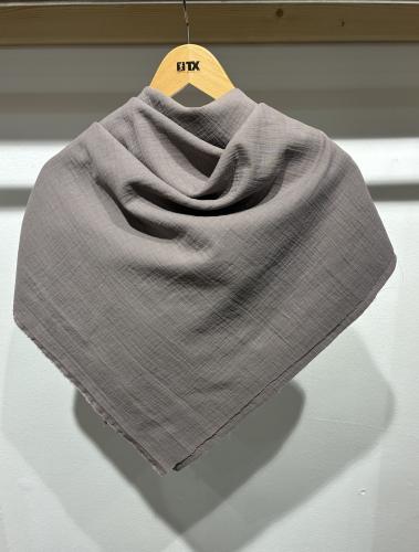 (w) Dreieckstuch Musselin taupe
