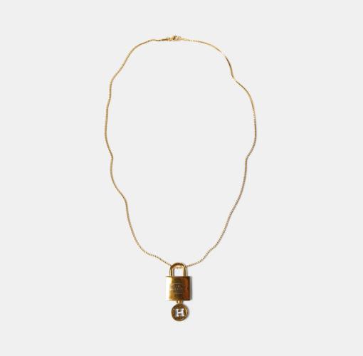 Necklace Huf Lock & Key Pendant gold