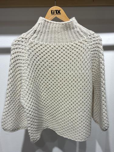 (w) Knit Sweater 90553 creme