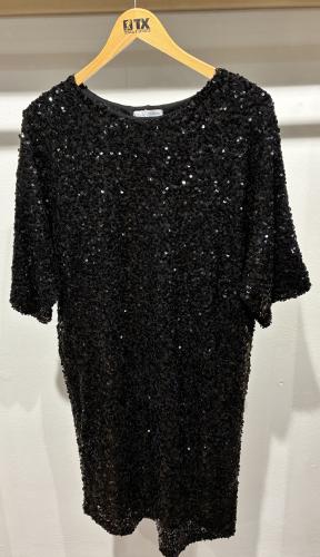 (w) Sequins Dress 6607 black