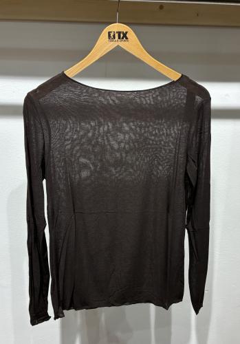 (w) Longsleeve Cashmere 725652 OS brown