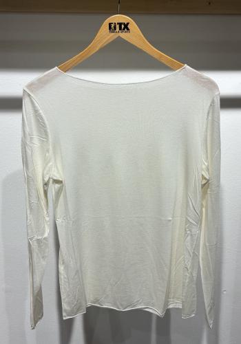 (w) Longsleeve Cashmere 725652 OS creme