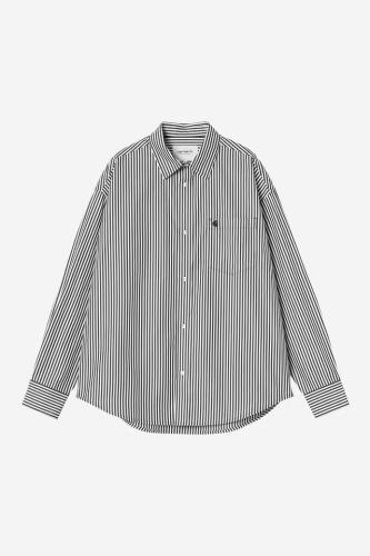 (w) Shirt Carhartt WIP Daldry stripe black