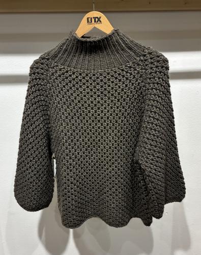 (w) Knit Sweater 90553 taupe