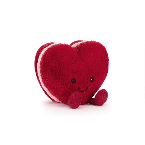 Jellycat Amuseables Arlette Heart Macaron (Red)