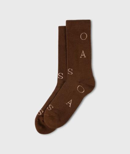 (w) Socks 10DAYS All-Over dark truffle