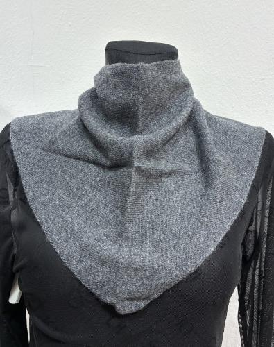 (w) Scarf Cashmere dark grey