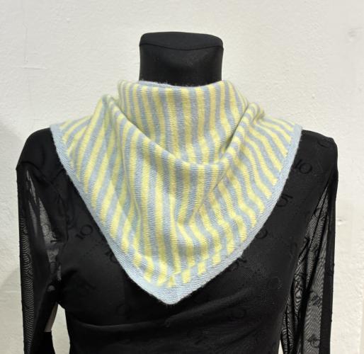 (w) Scarf 25795 blue yellow