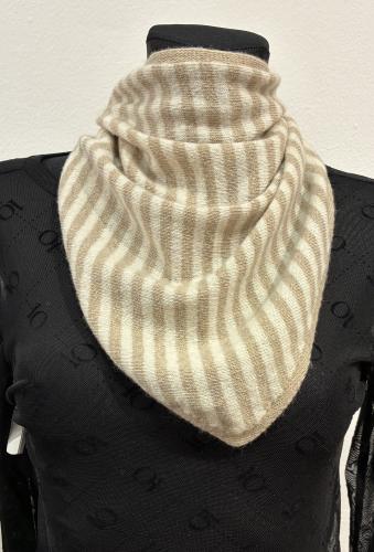 (w) Scarf 25795 taupe cream