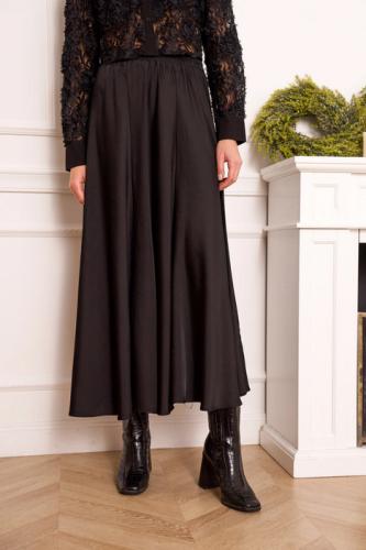 (w) Skirt Satin CK08152-3 black