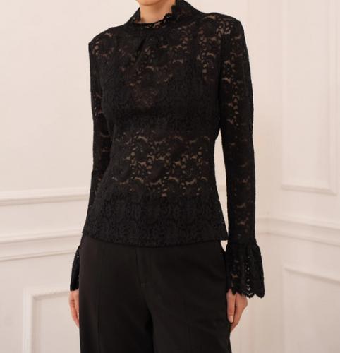 (w) Lace Top 81070 black