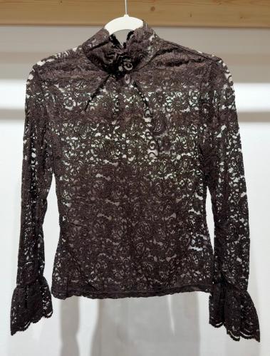 (w) Lace Top 81070 chocolate