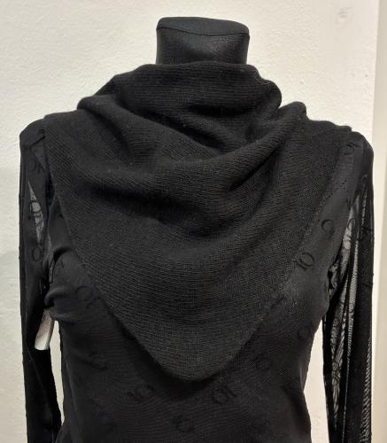 (w) Miniscarf Cashmere 901110 black