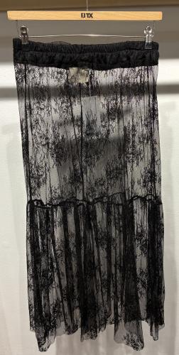 (w) Skirt Lace 33266 black