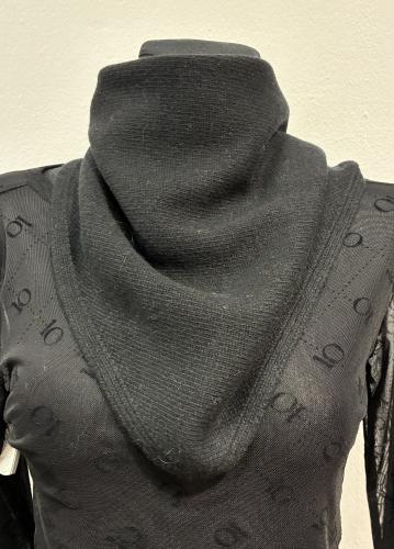(w) Scarf Cashmere 62003 black