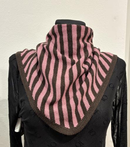 (w) Scarf 62004 chocolate rose