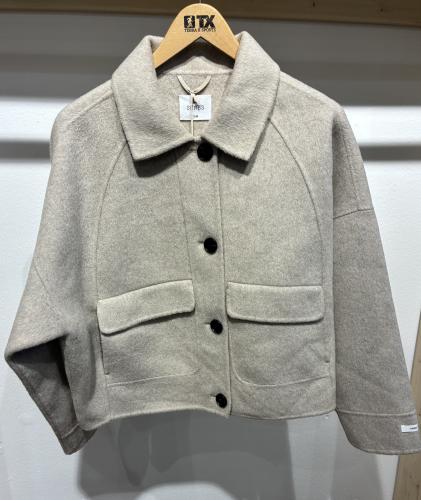 (w) Kurzmantel SY725 light khaki