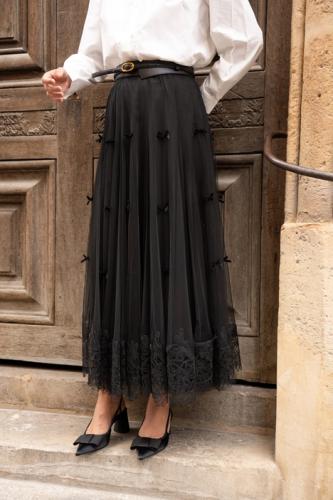 (w) Skirt 08387 bow black