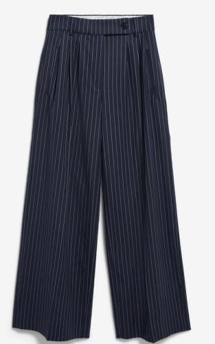 (w) Pant Armedangels Pinstripe Kaayua night sky-white