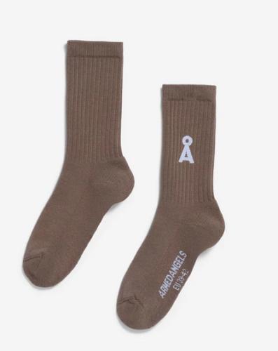 (w) Socken Armedangels Saamus Bold walnut cream