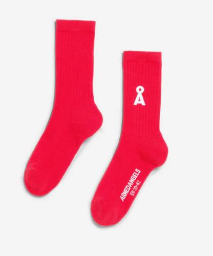 (w) Socken Armedangels Saamus Bold mars red