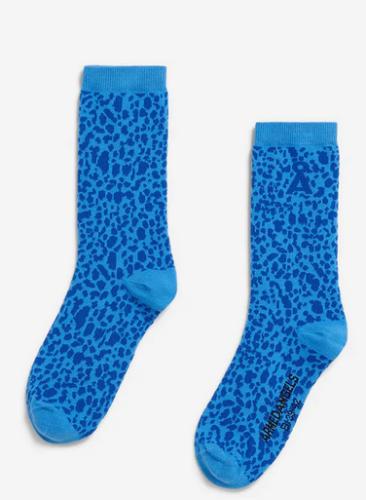 (w) Socken Armedangels Leopard marina blue
