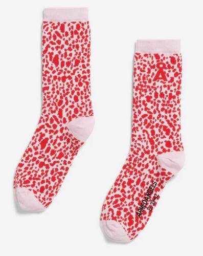 (w) Socken Armedangels Leopard pink mist