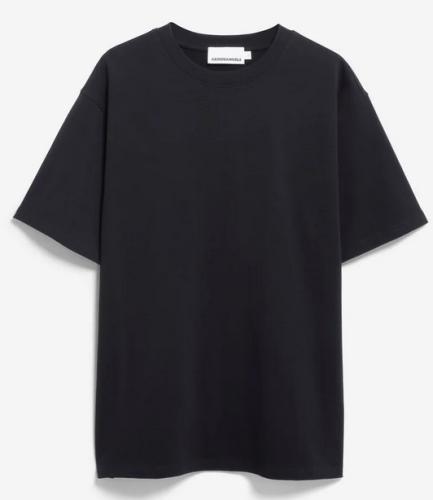 T-Shirt Armedangels Maarkos Heavy Weight black