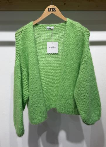 (w) Strickjacke Bernadette 3422B light green