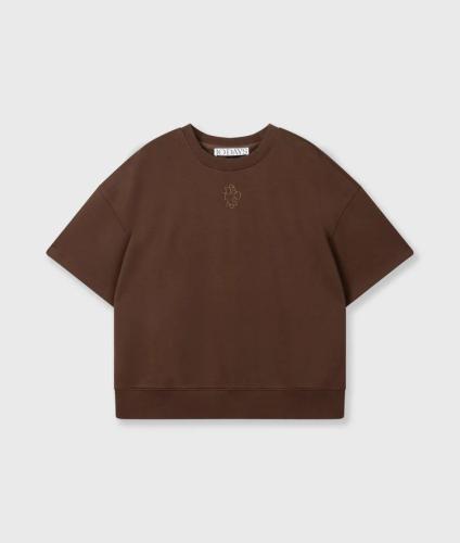 (w) Sweater 10Days Short Sleeve fudge