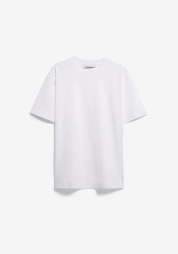 T-Shirt Armedangels Maarkos Heavyweight white