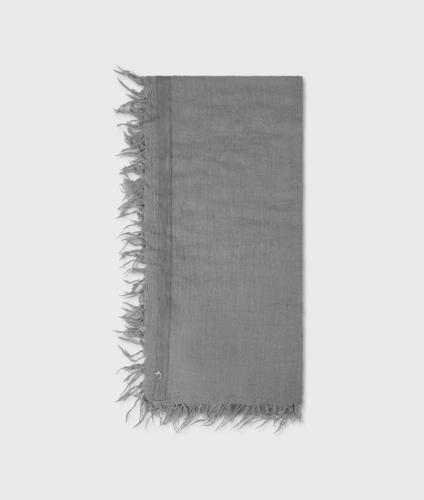 (w) Scarf 10Days Washed Wool light grap