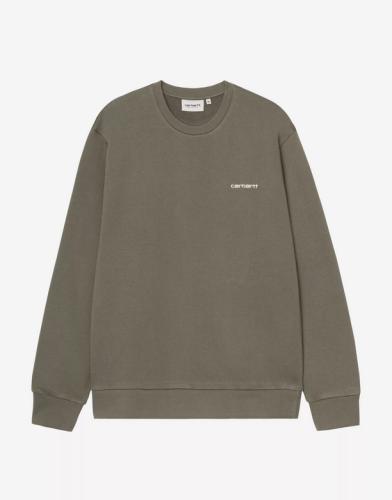 Sweatshirt Carhartt WIP Script Embroidery leaf