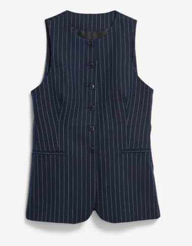 (w) Weste Armedangels Long Pinstripe night sky